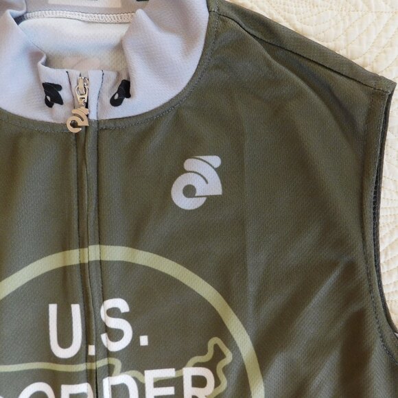 Limited Edition USBP Border Patrol full zip race fit cycling training jersey S - Picture 4 of 16